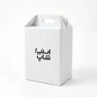 جعبه دسته دار با چاپ اختصاصی - بسته 100 عددی کد C505
